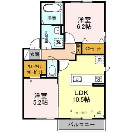 ボナ　デルソーレの物件間取画像